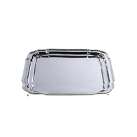 Rhodes Polished Silver Tray