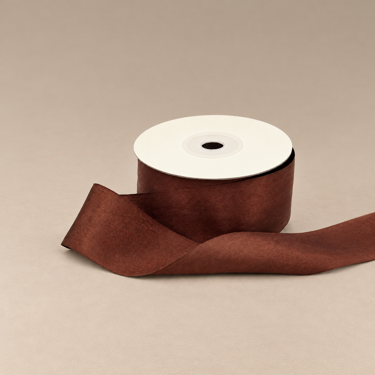Hand-Dyed Silk Ribbon - Hazelnut