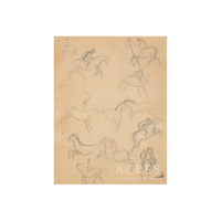 Riding Horses - Unframed Art Print