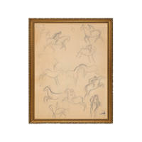 Riding Horses - Unframed Art Print
