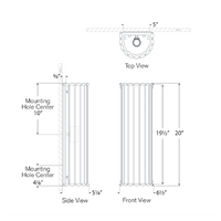 Rosehill 20" Linear Sconce