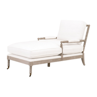 Rouleau Chaise Lounge - White