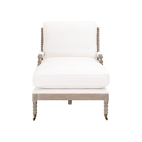 Rouleau Chaise Lounge - White
