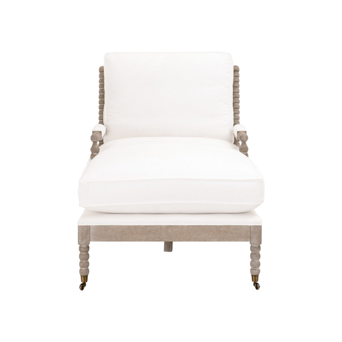 Rouleau Chaise Lounge - White