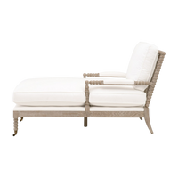 Rouleau Chaise Lounge - White