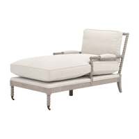 Rouleau Chaise Lounge - Linen