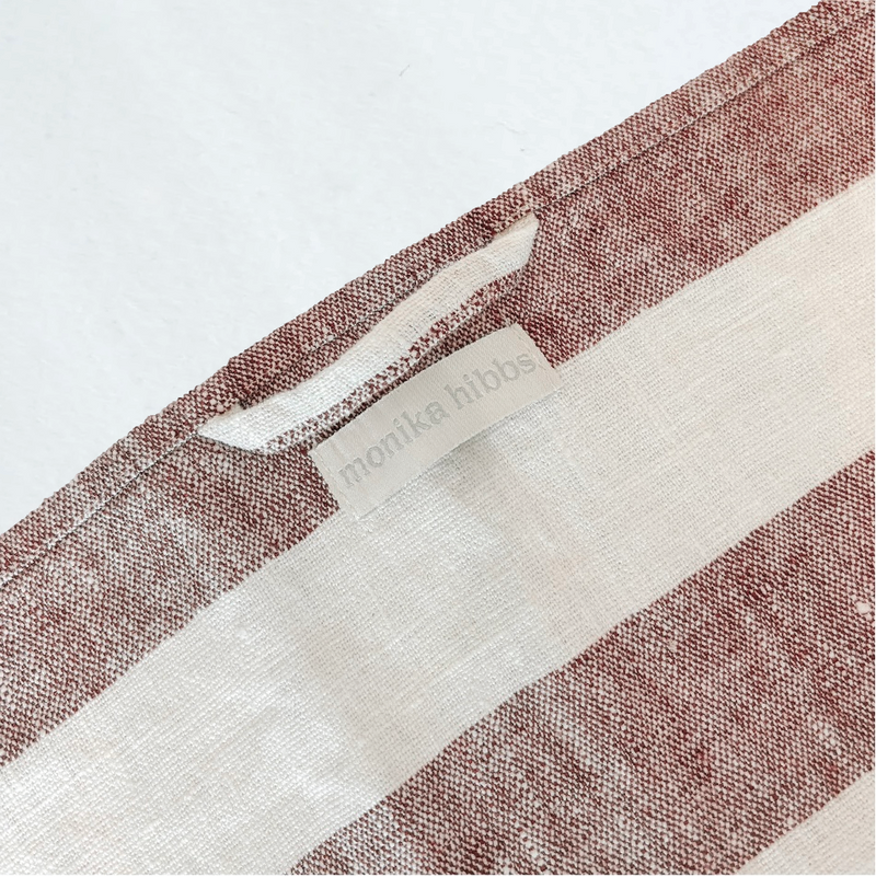 MH Tea Towel - Saddle Stripe