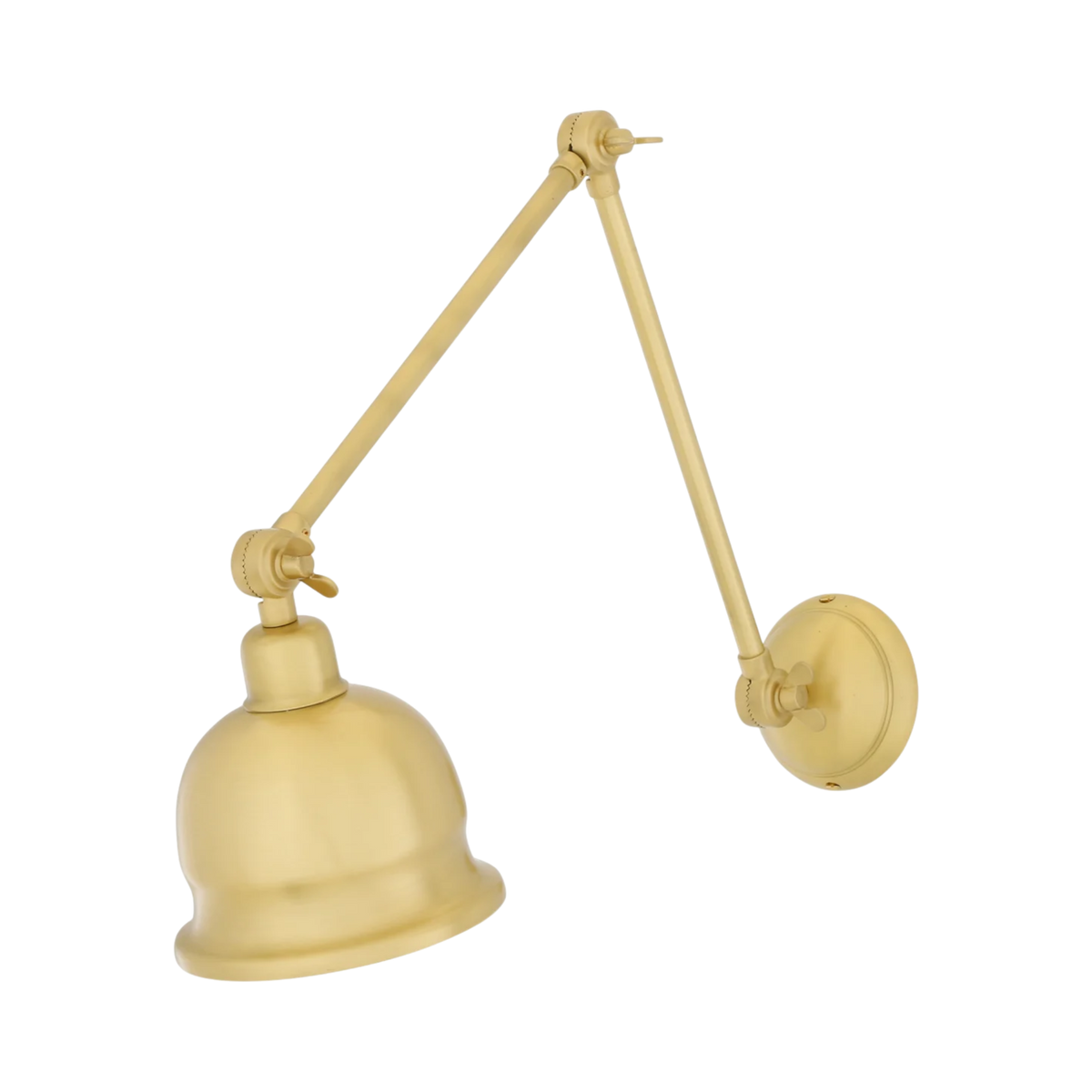 Simona Adjustable Brass Picture Light