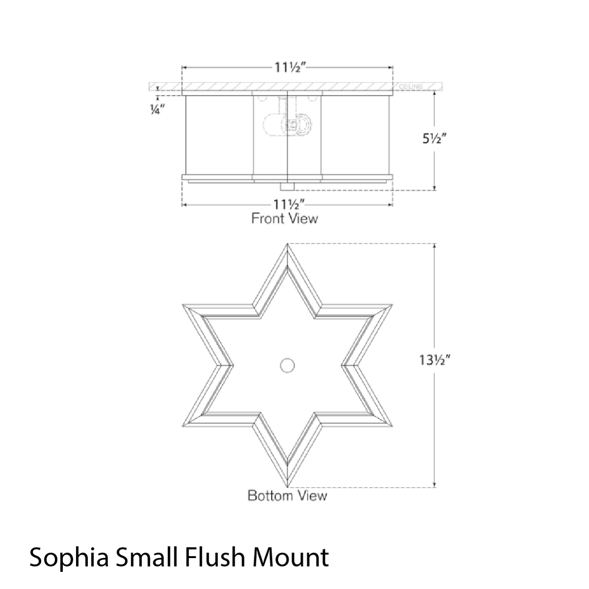 Sophia Flush Mount