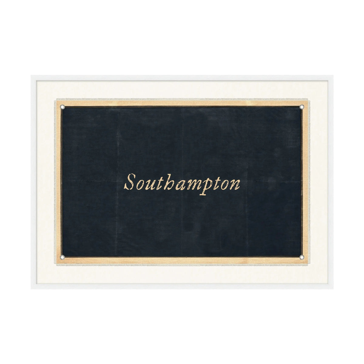 Southampton Flag Framed Artwork