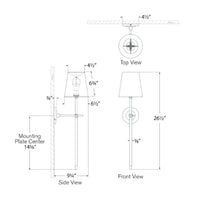 Bryant Large Tail Sconce