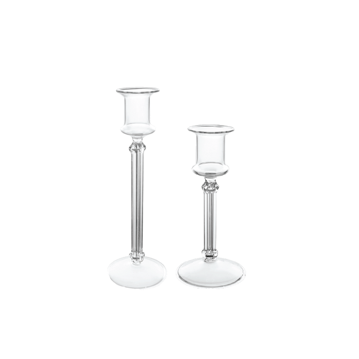 Sutton Glass Candle Holders