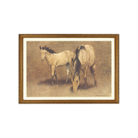 Twin Horses - Unframed Art Print