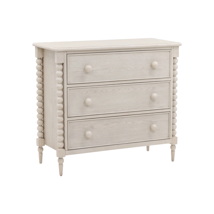 Vivienne Three-Drawer Dresser - Whitewash
