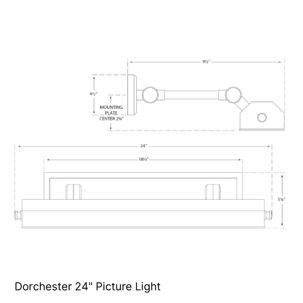 Dorchester 24" Picture Light