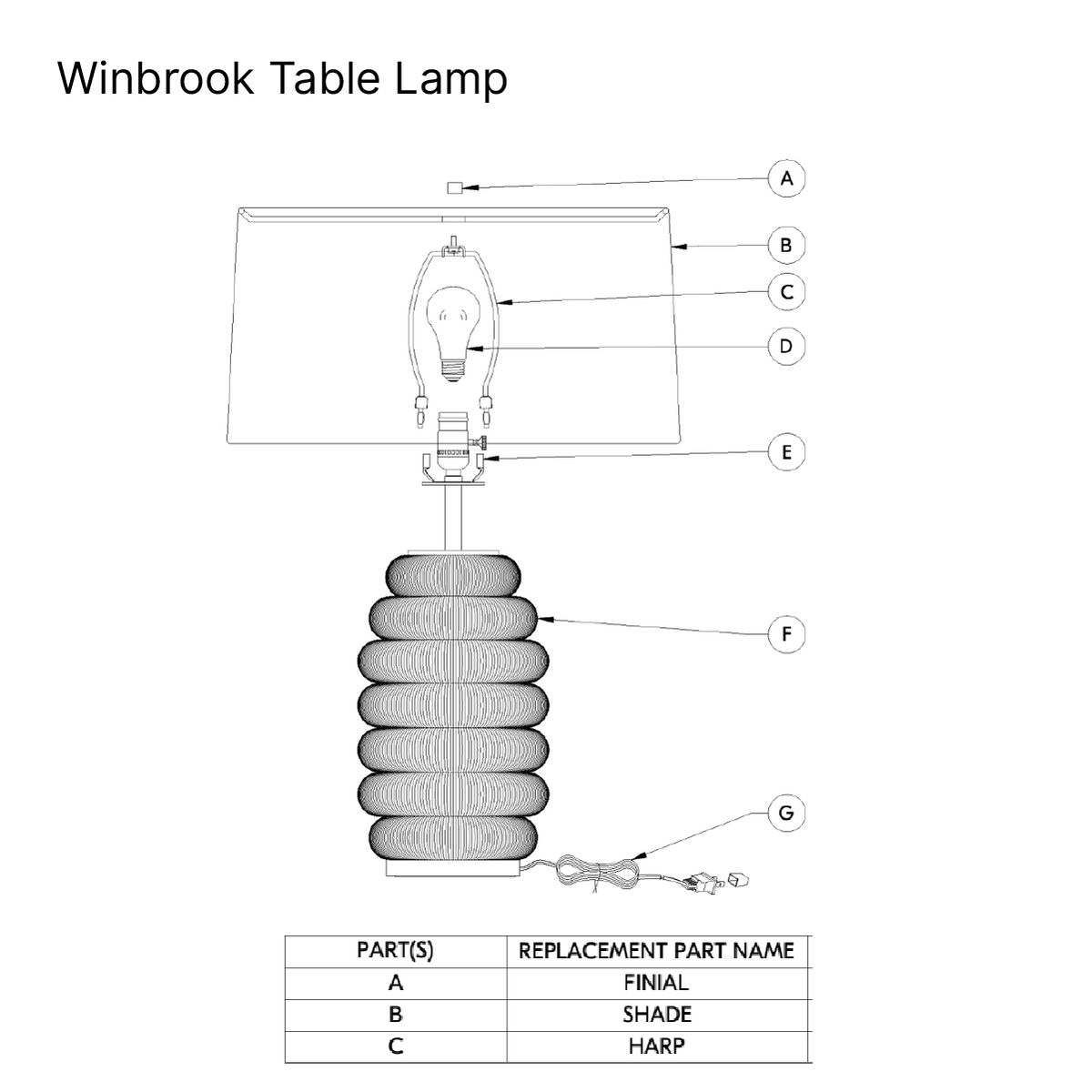 Winbrook Lamp