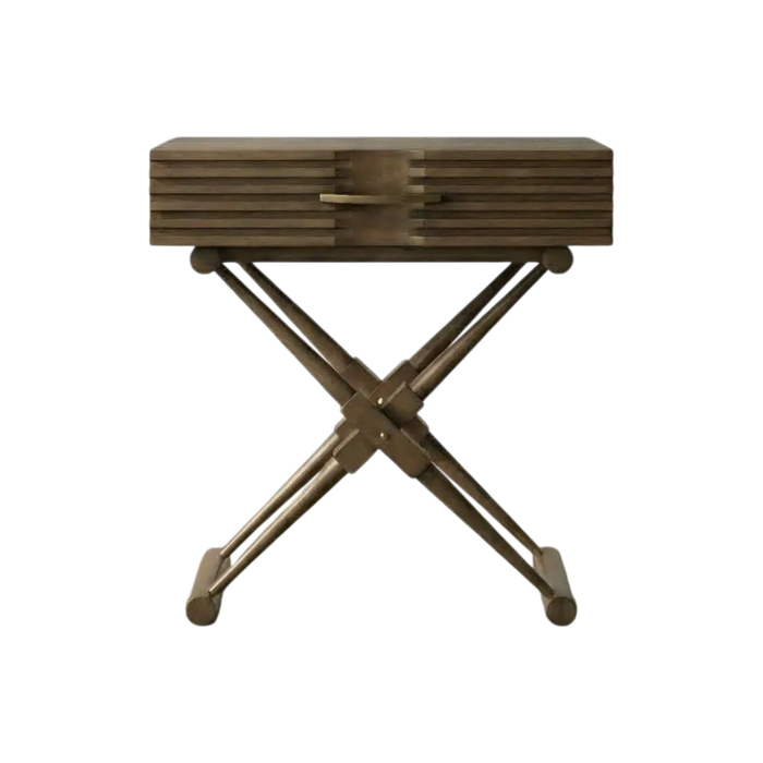 Zanta Nightstand - Saddle Brown