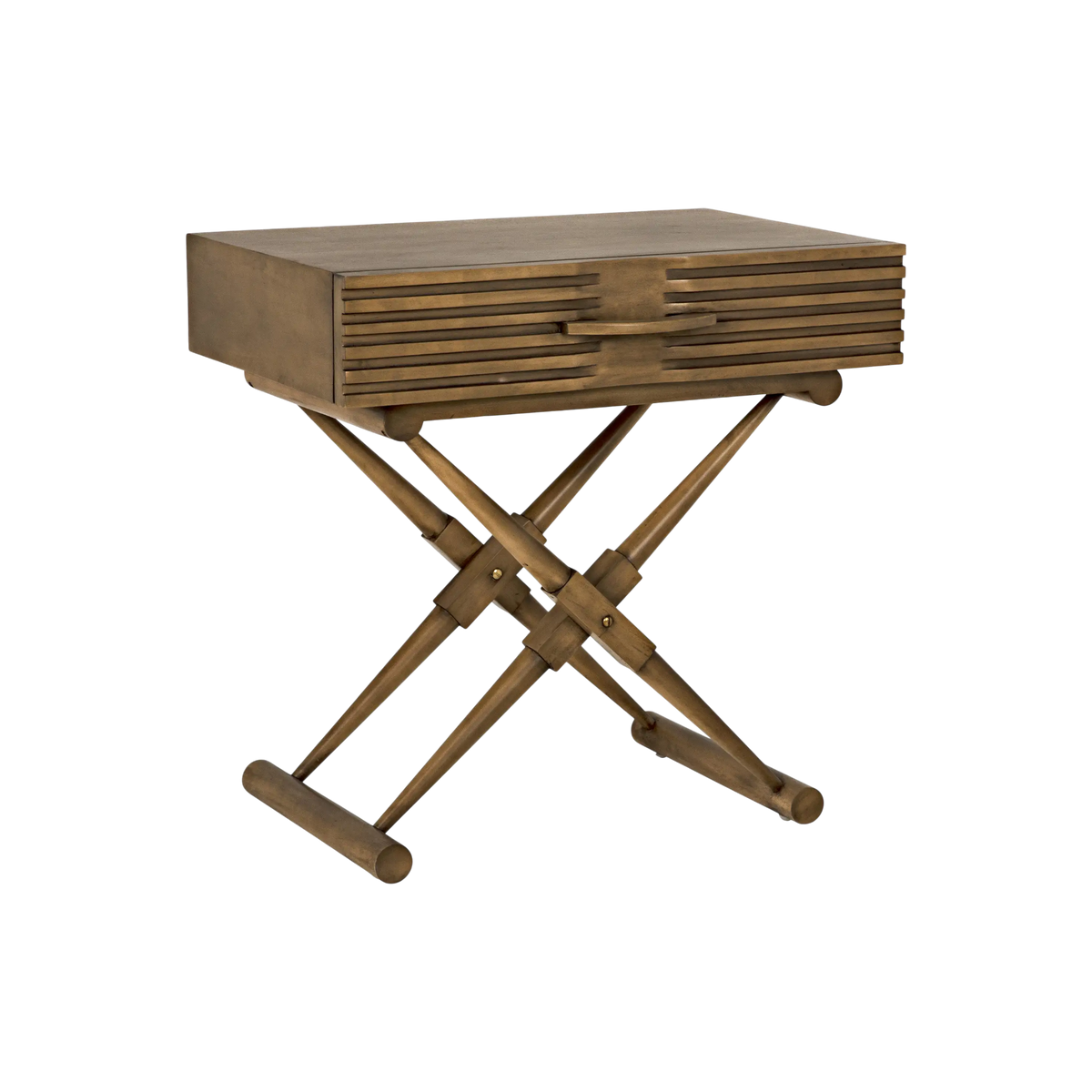 Zanta Nightstand - Saddle Brown