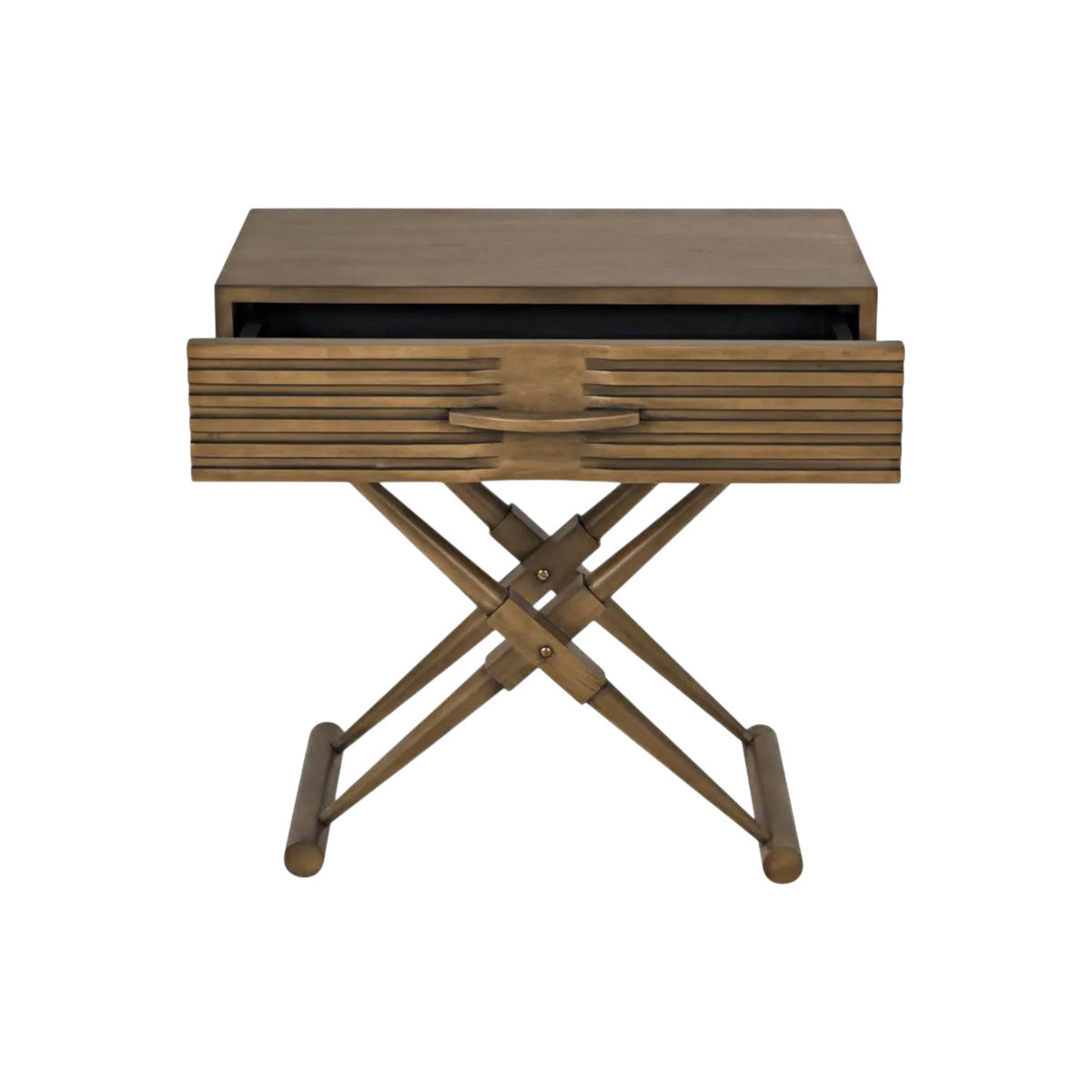 Zanta Nightstand - Saddle Brown