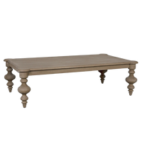 Graff Coffee Table - Weathered Mahogany