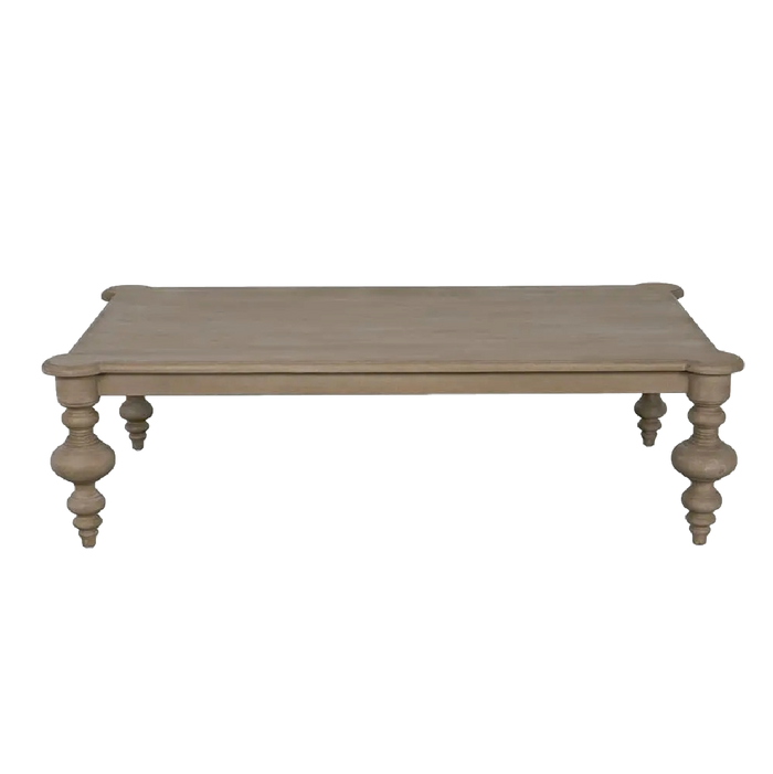 Graff Coffee Table - Weathered Mahogany