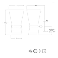 Clarkson Small Single Pivoting Sconce
