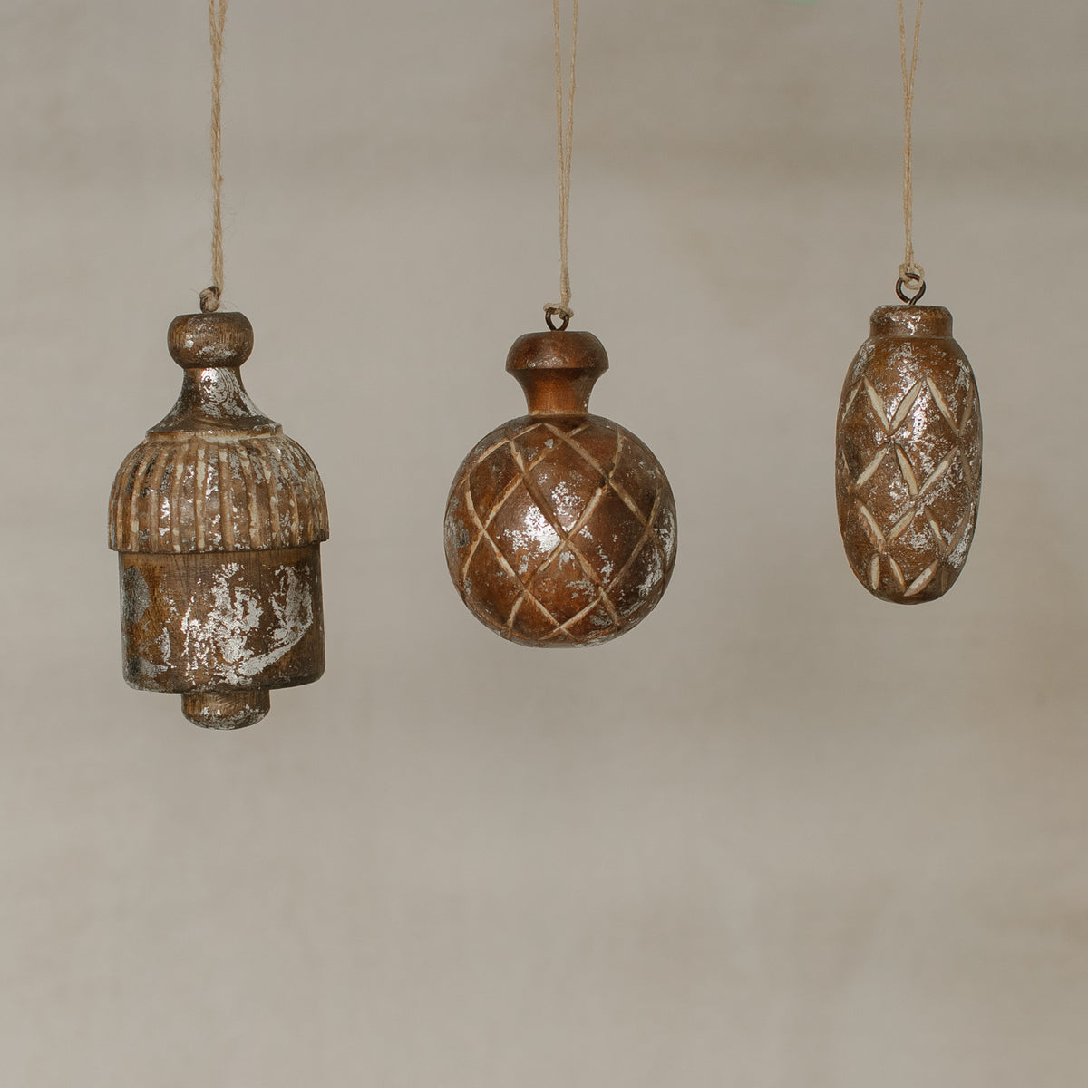 Western Carved Wood Ornaments