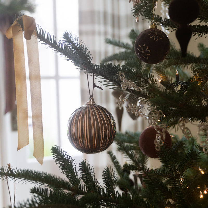 Good Tidings Glass Ornament