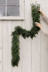 Holiday Ranch Cedar Garland -6'
