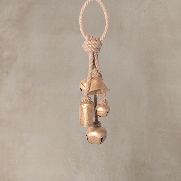 Metal Bells Jute Garland