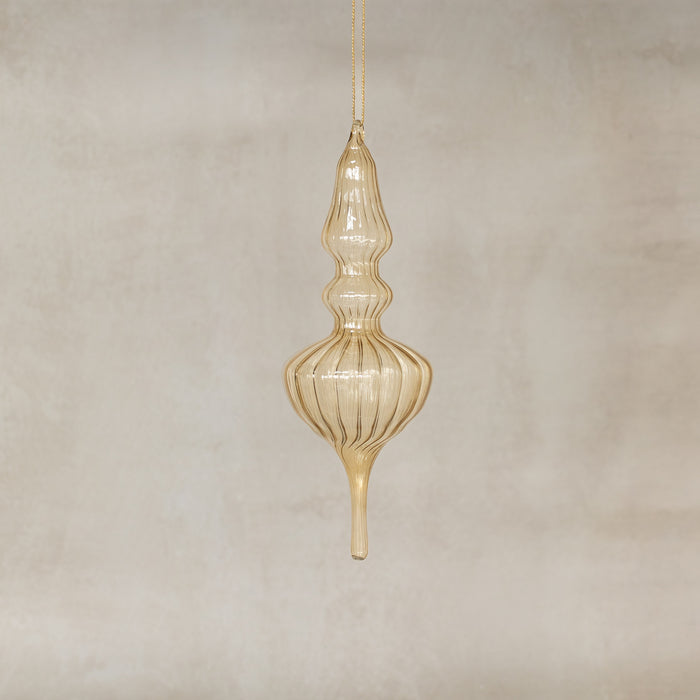 Ritzy Glass Finial Ornament