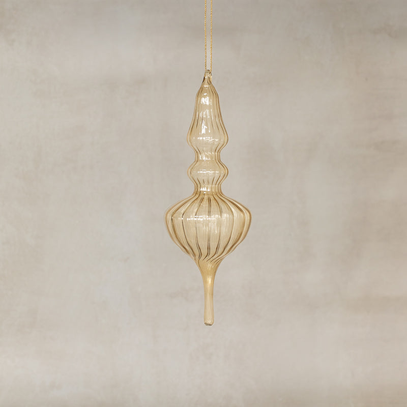 Ritzy Glass Finial Ornament