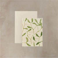 Greeting Card - Merry Mistletoe