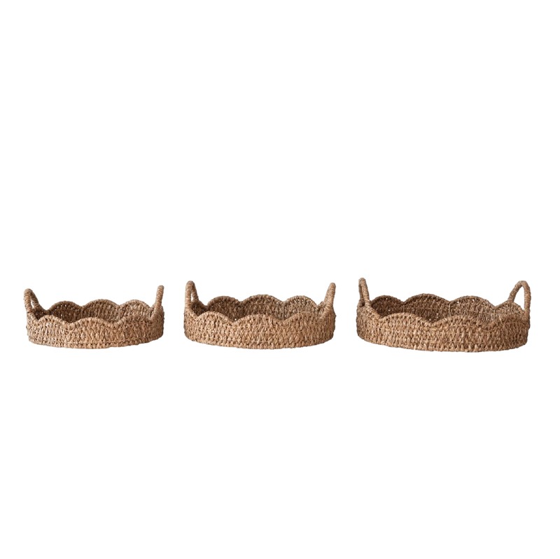 Brittany Braided Rattan Trays