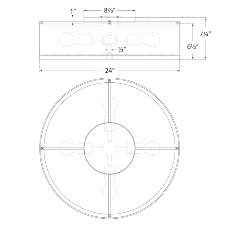 Walker Flush Mount