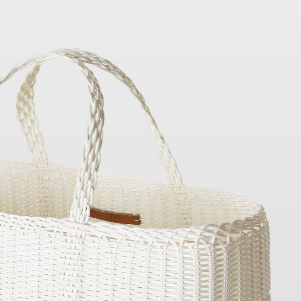 Lace Large Tote - Greyish-White