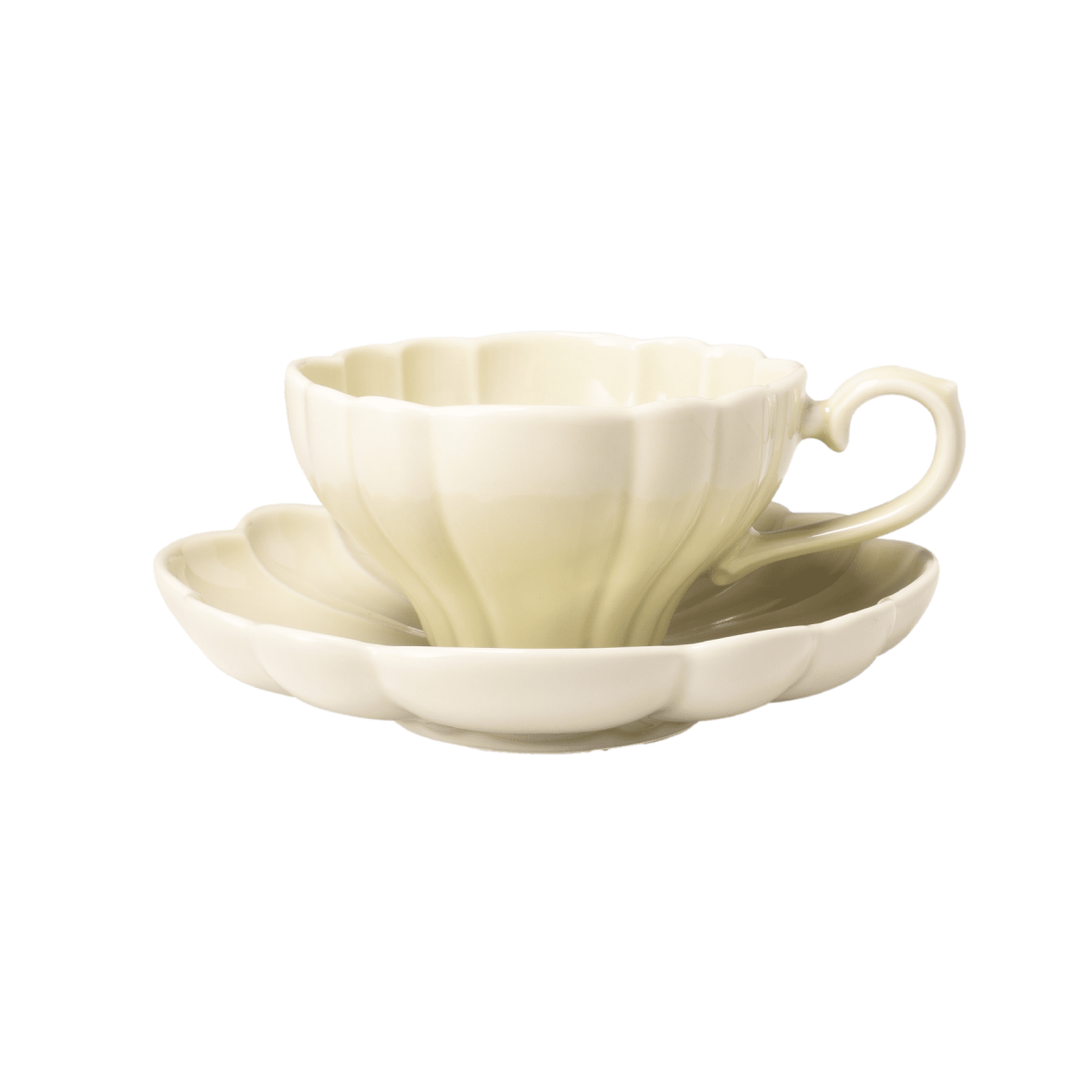 Le Bouquet Teacup & Saucer - Spring Green – Acres Market & Interiors