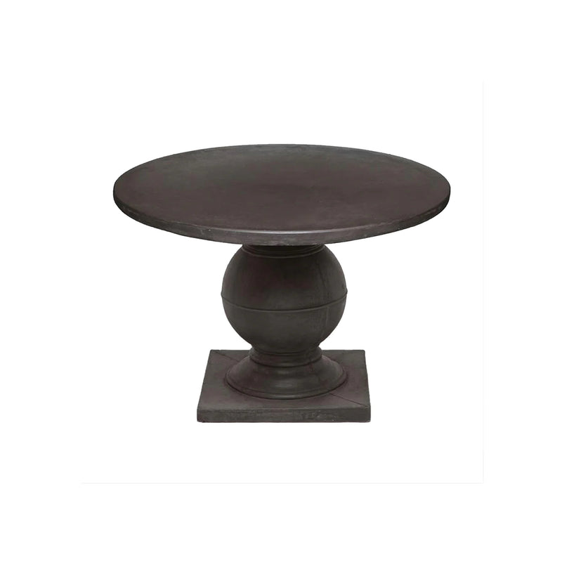 Cyril Dining Table - Round in Aged Gray