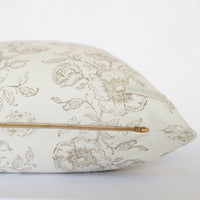 Mabel Pillow Cover - Birch - 22" x 22"