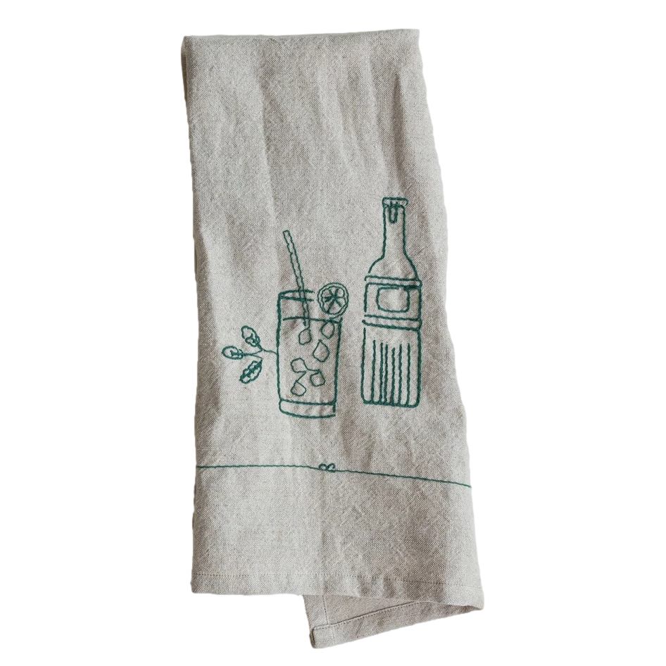 Parisian Café Tea Towel