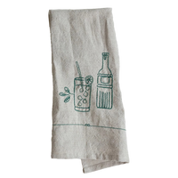 Parisian Café Tea Towel