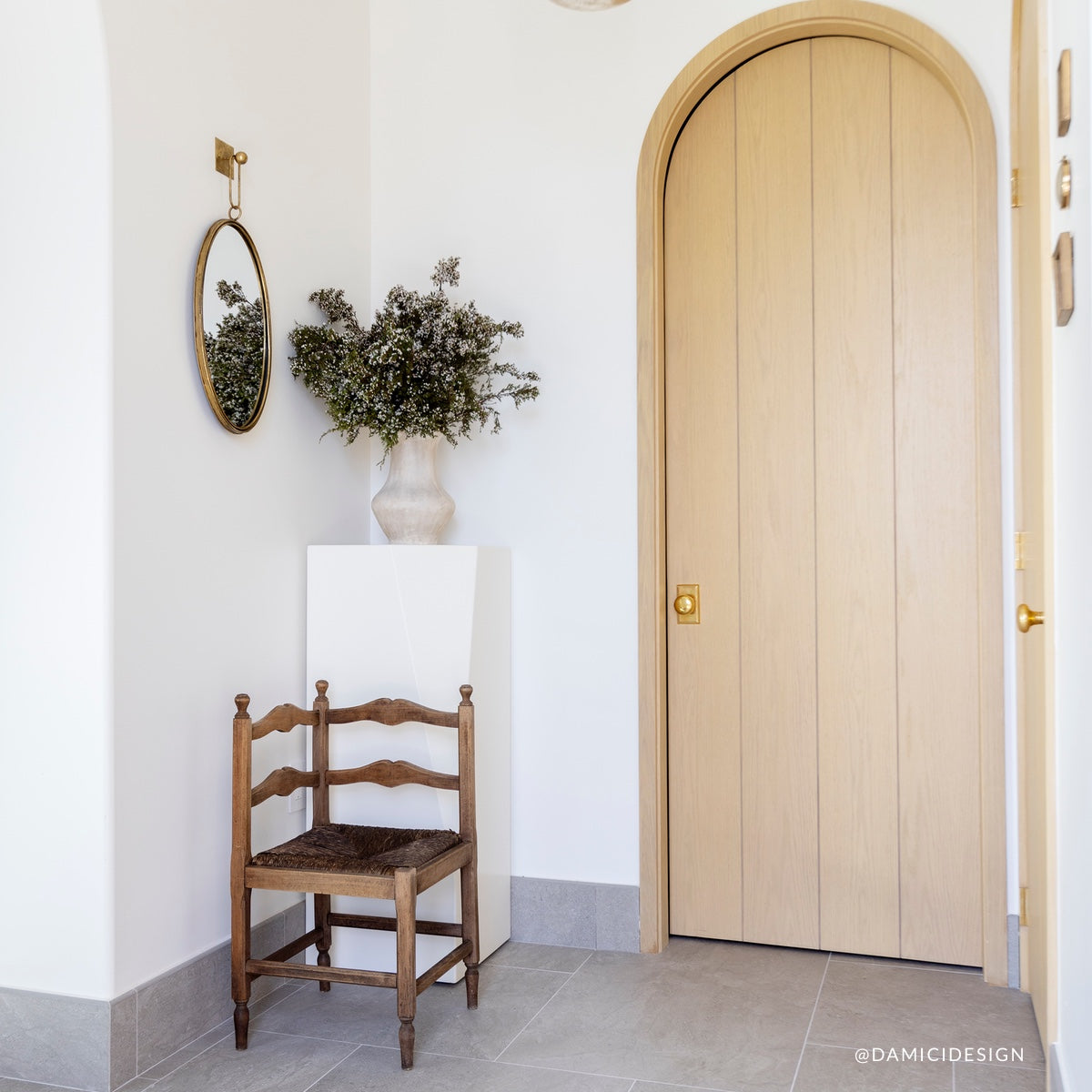 Josephine Oval Wall Mirror