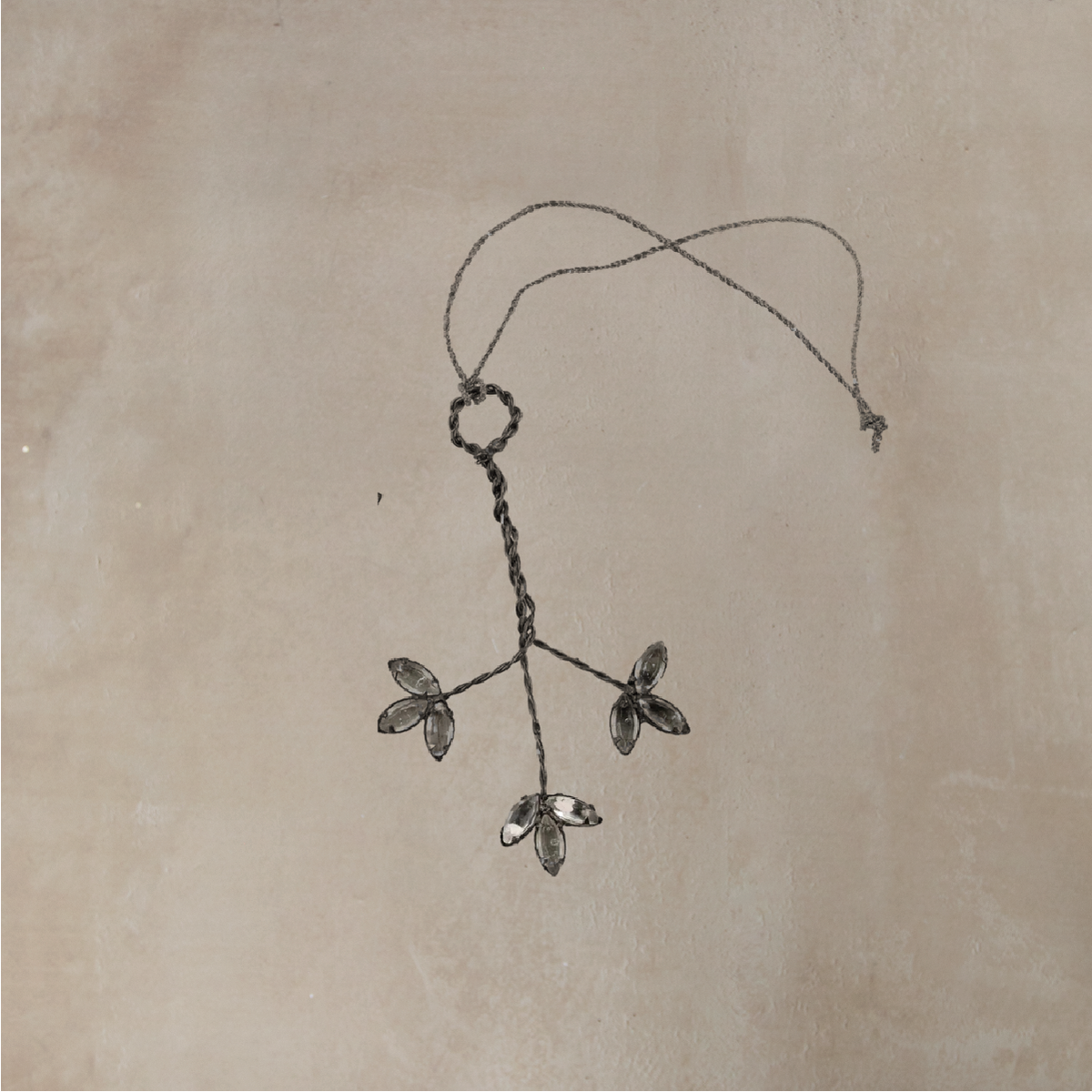 Winterleaf Beaded Ornament