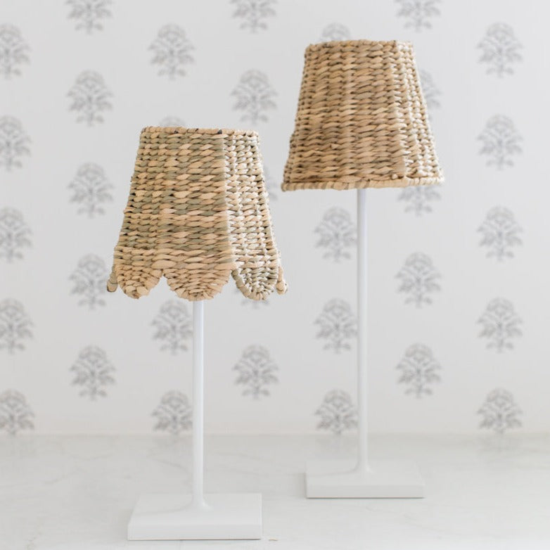 Poldina Scalloped Seagrass Lampshade