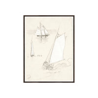 Schooners No. 01 Framed Artwork