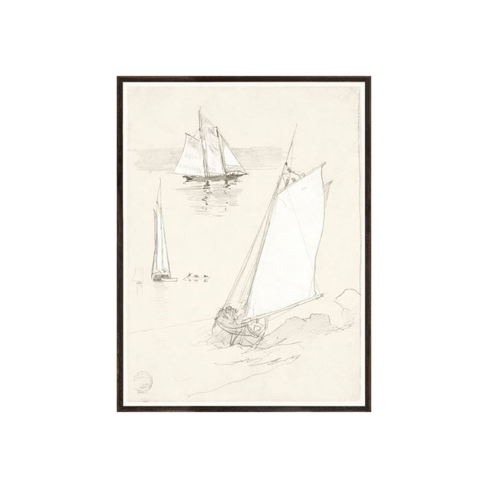 Schooners No. 01 Framed Artwork