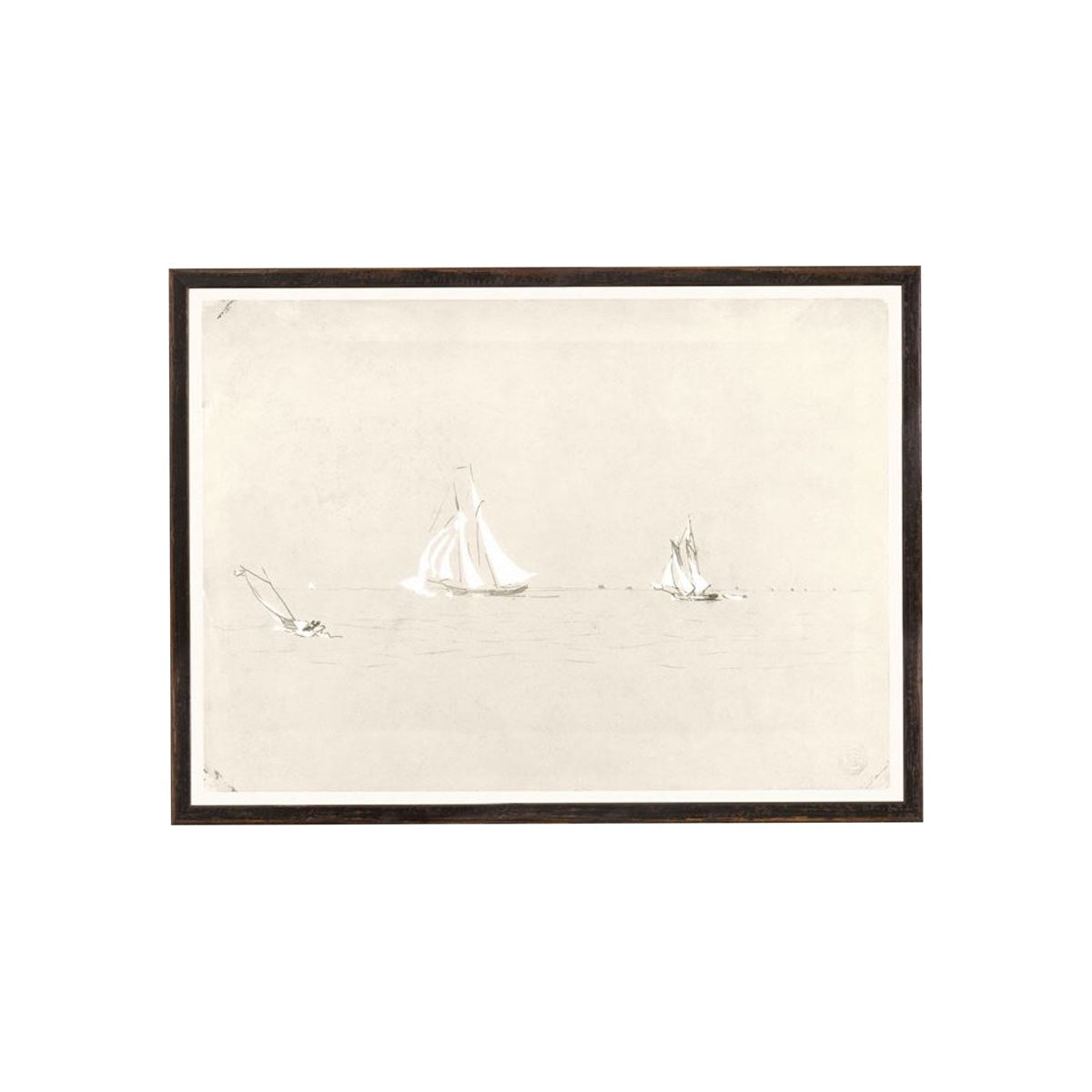 Schooners No. 02 Framed Artwork