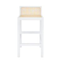 Saylor Low Back Counter Stool - White