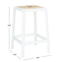 Naomie Counter Stool - White