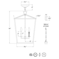 Darlana Pendant Lantern